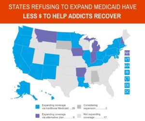 states refusing to expand medicaid